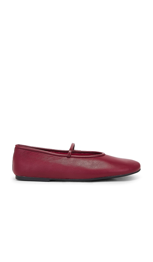 Shop Tony Bianco X Revolve Martinez Flat In Bordeaux Nappa