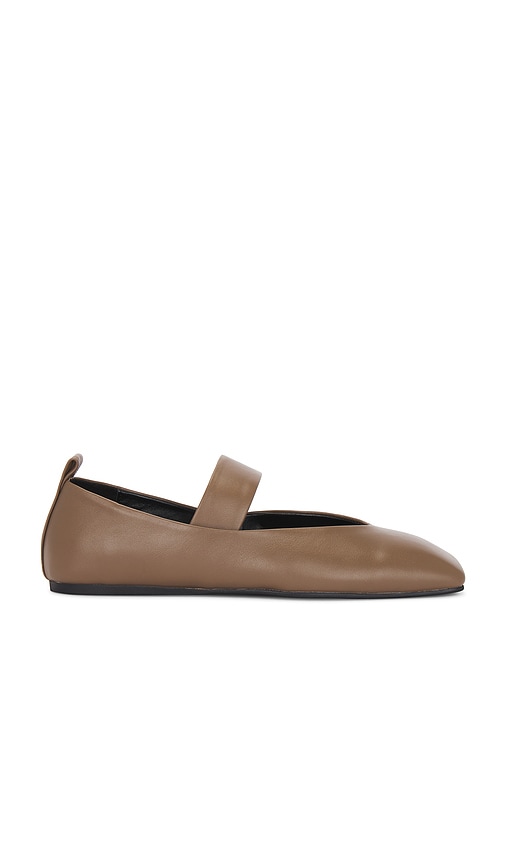 Shop Tony Bianco Hawaii Ballet Flat In Liqueur Nappa