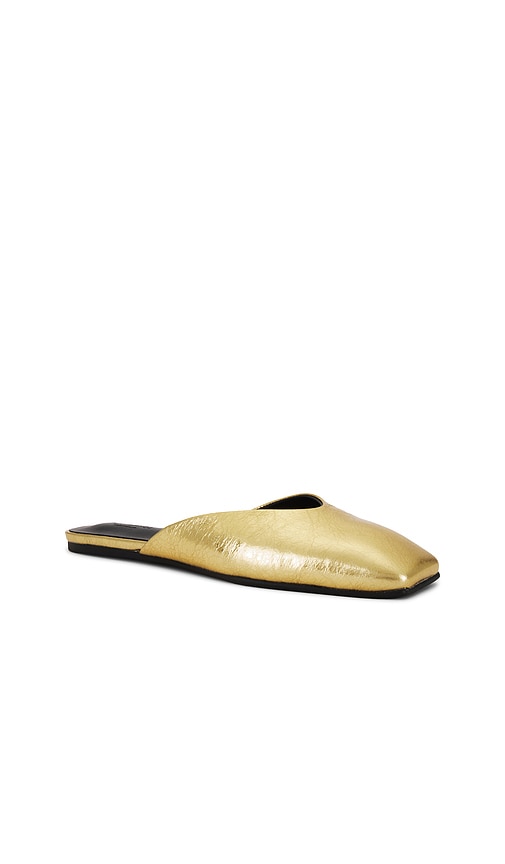 Shop Tony Bianco Harry Flat In Metallic Gold