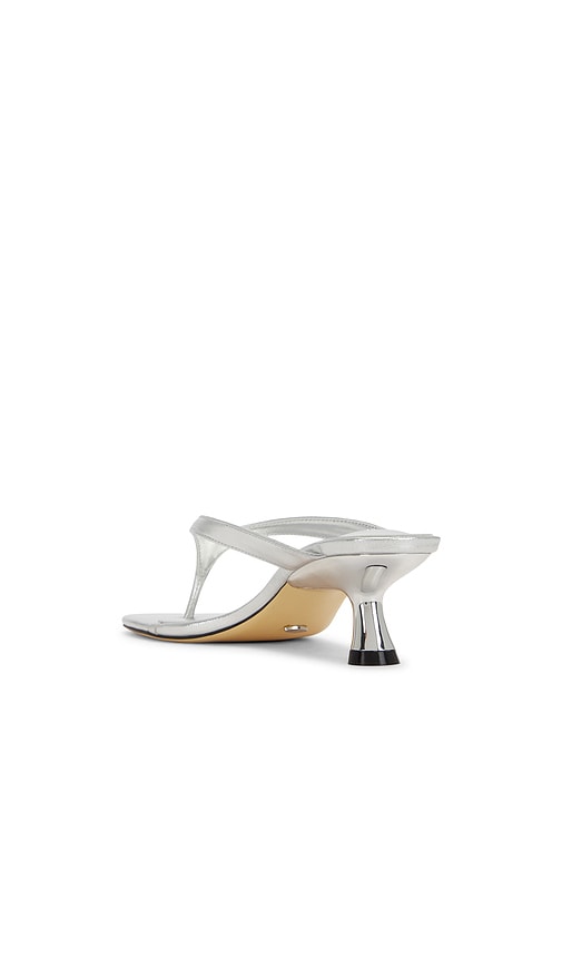  Tony Bianco Krista Mule In Metallic Silver. Size 6. Also In 5, 5.5, 6.5, 7, 7.5, 8, 8.5, 9, 9.5, 10. 