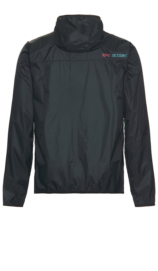 Shop Topo Designs Global Ultralight Packable Jacket In Black