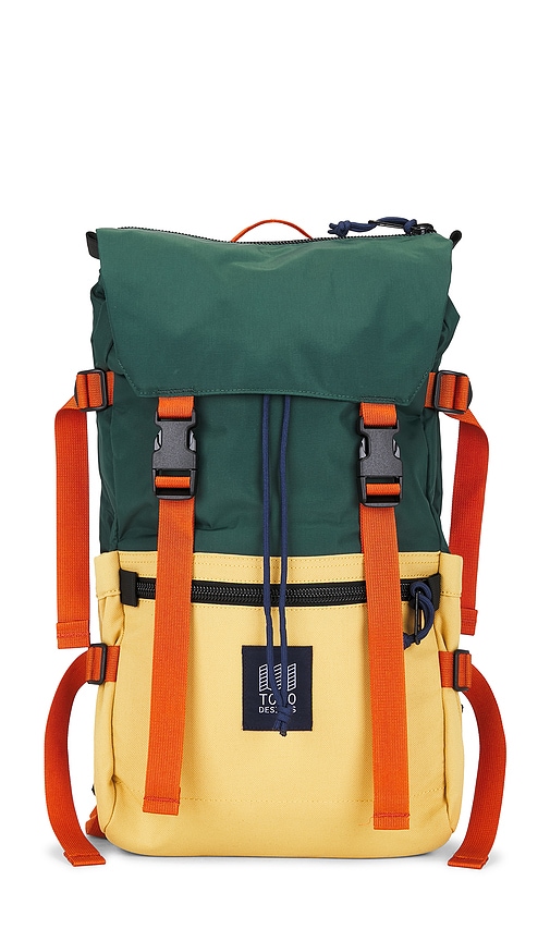Rover Pack Tech Forest TOPO DESIGNS Rover Pack Classic Backpack in Forest & Goldenros | REVOLVE