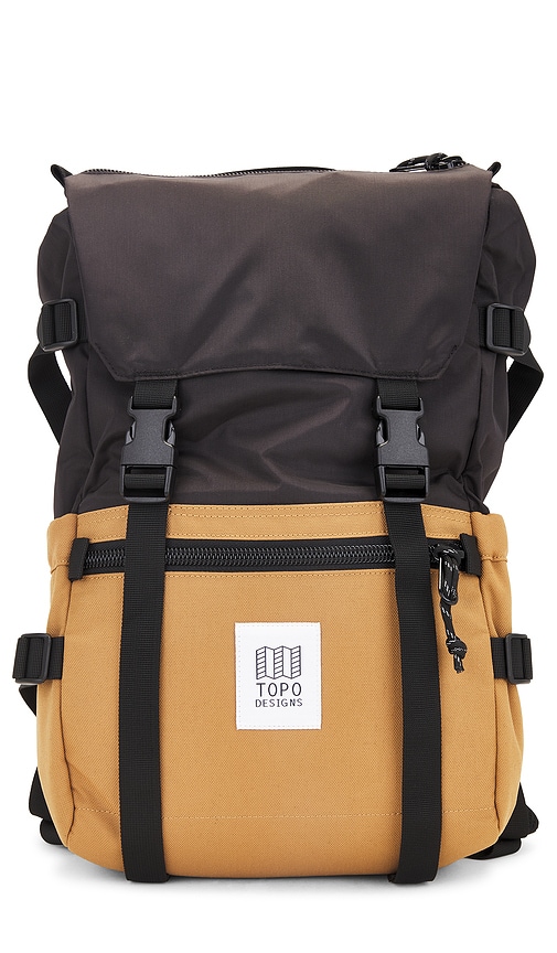 Shop Topo Designs Rover Pack Classic Backpack In 卡其色 & 黑色