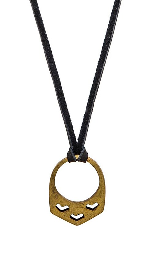 TORCHLIGHT Mountain Pendant Necklace In Brass REVOLVE