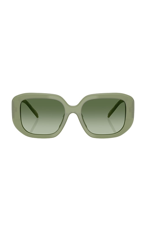 Square Sunglasses in Green.