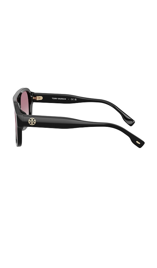  Tory Burch Aviator Sunglasses In Black. 