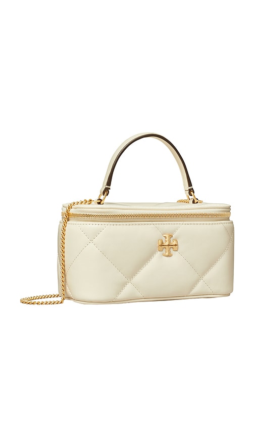 Tory Burch Kira Diamond Quilt Vanity Case In Neutral