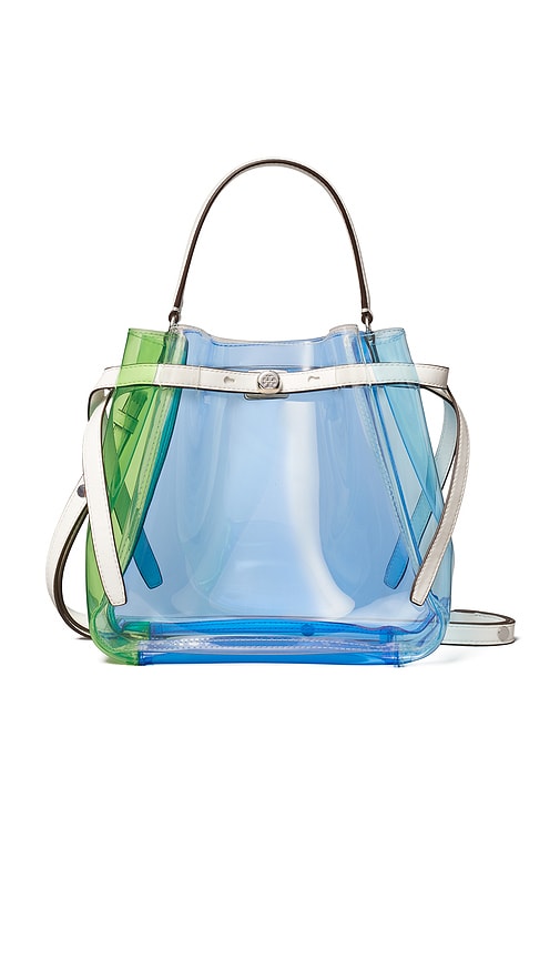 Tory Burch Romy Color-Block Clear Bucket Bag | Thumbnail 8 Tory Burch Romy Color-Block Clear Bucket Bag | Thumbnail 8