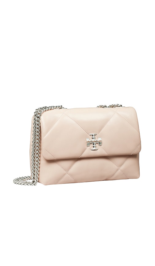 Tory Burch Kira Diamond Quilt Small Convertible Shoulder Bag In Burgundy