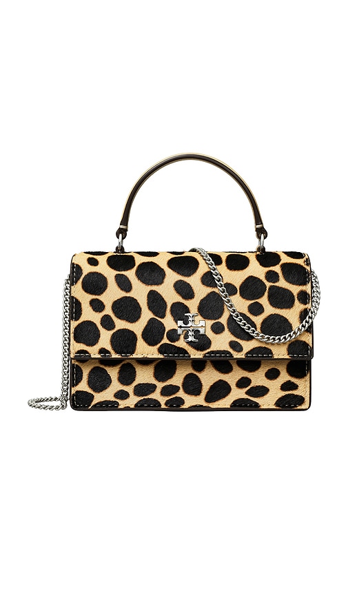 Tory Burch Kira Haircalf Mini Top Handle Chain Wallet