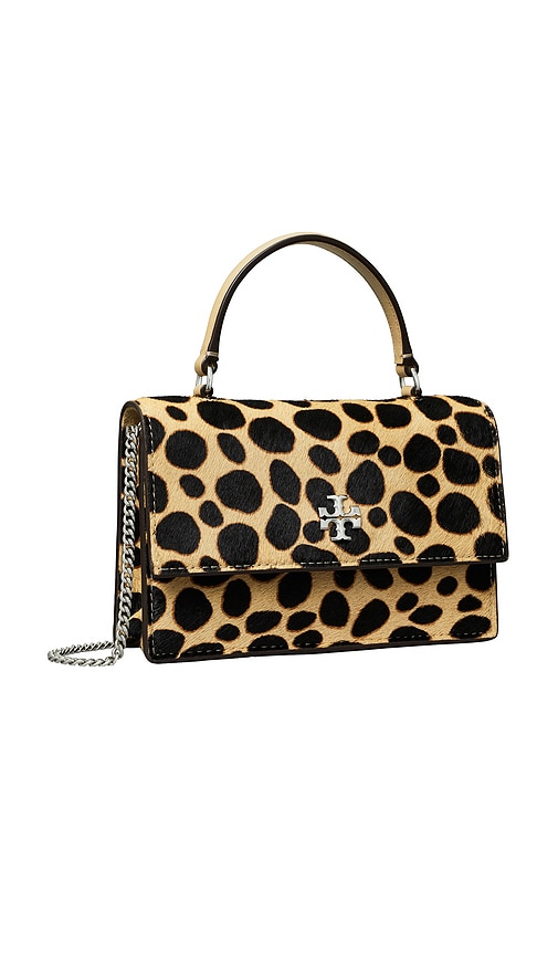 Tory Burch Kira Haircalf Mini Top Handle Chain Wallet