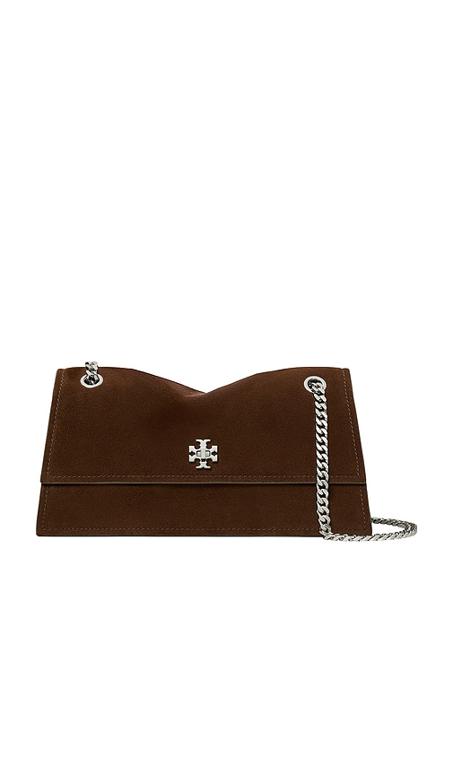 Tory Burch Turnlock Shoulder Bag in Dark Cocoa
