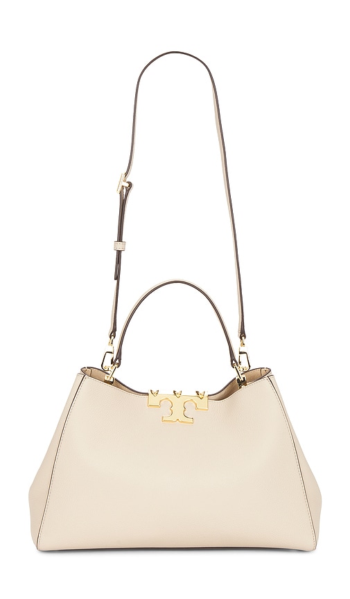 Tory Burch Eleanor Soft Satchel In Neutral