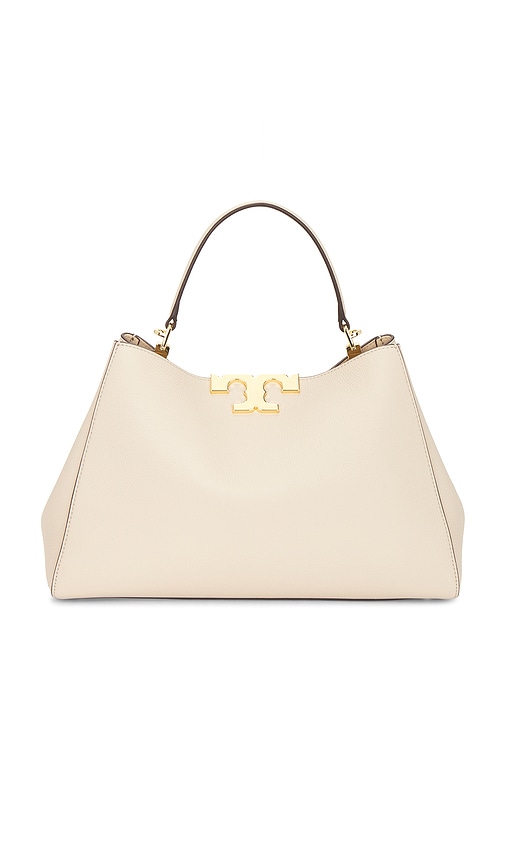 Tory Burch Eleanor Soft Satchel In Neutral