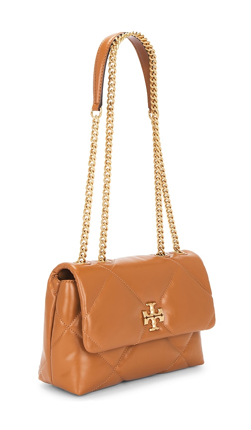  Tory Burch Kira Diamond Quilt Small Convertible Shoulder Bag In Tan. 