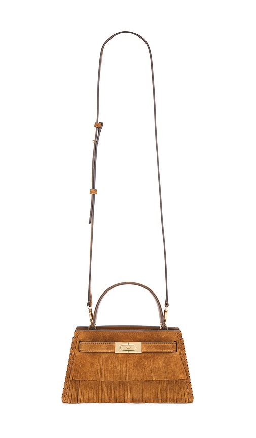 Tory Burch Lee Radziwill Fringe Mini Top Handle Bag