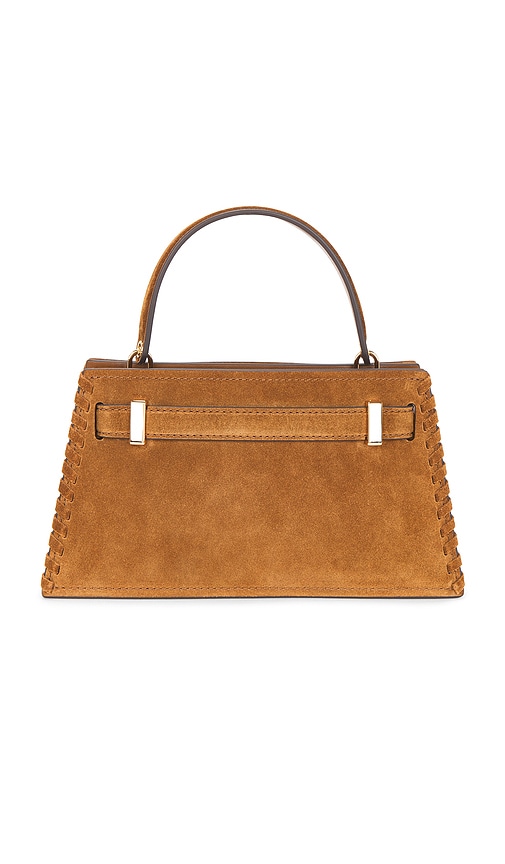  Tory Burch Kleine Tasche Mit Tragegriff Lee Radziwill In Toffee. 