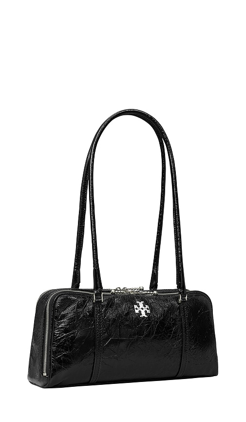 Tory Burch Small Marshmallow Satchel In Brown