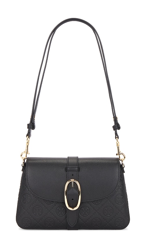 Tory Burch T Monogram Pebble Soft Small Shoulder Bag