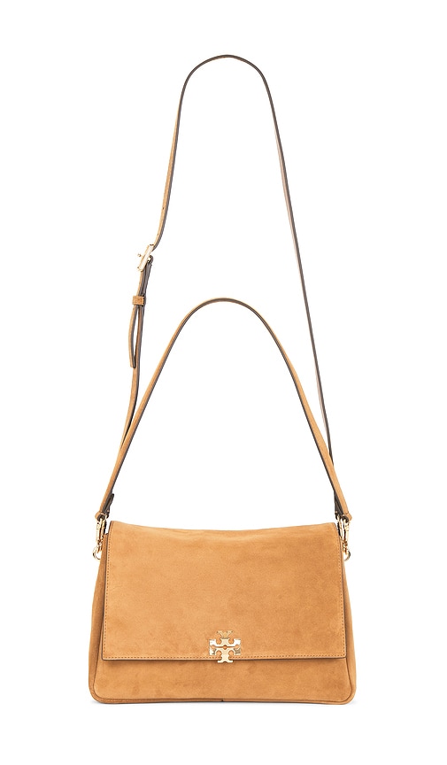 Tory Burch Charlie Suede Shoulder Bag