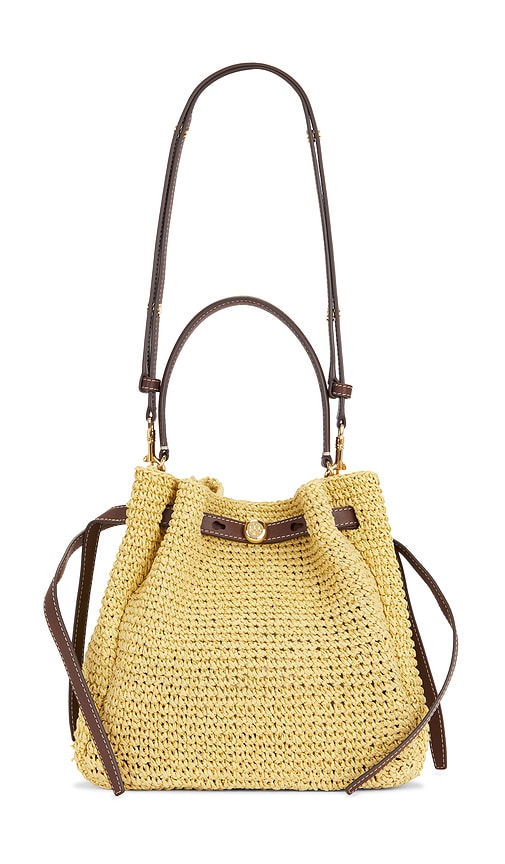 Tory Burch Romy Straw Bucket Bag | Thumbnail 3