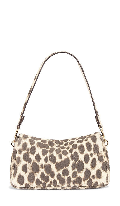  Tory Burch Kleine Schultertasche Soft Leopard Suede In Brown. 