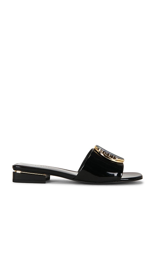 Tory Burch Patos Heel Slide in Black. - size 6 (also in 6.5, 7, 7.5, 8, 9.5)