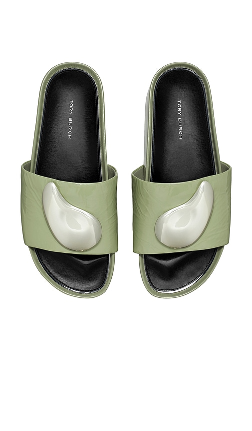  Tory Burch Pantolette Patos Platform In Green. Größe 6. Also In 5, 7, 9. 