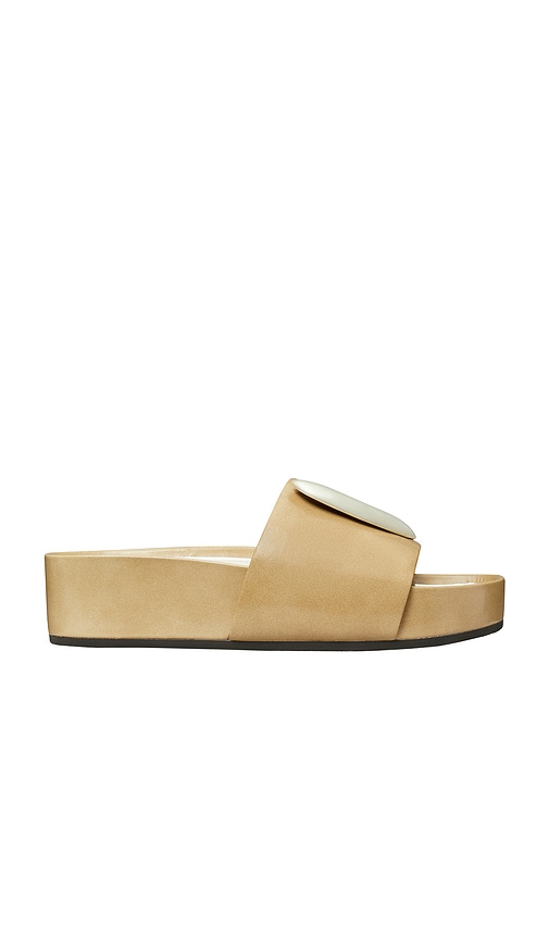 Tory Burch Patos Platform Slide Sandal In Nude