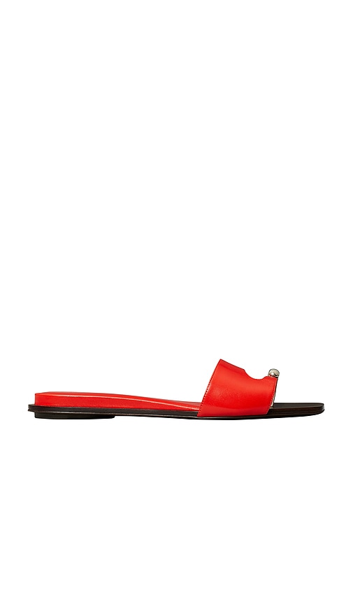 Pierced Slide in Red. - size 10 (also in 10.5, 11, 5, 5.5, 6, 6.5, 7, 7.5, 8, 8.5, 9, 9.5) - Tory Burch - Modalova