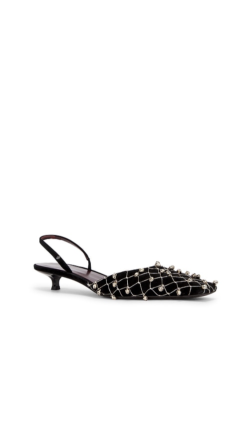 Tory Burch Bell Slingback Heel In Black