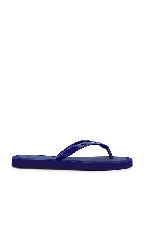 Tory Burch Kira Padded Flip Flop In Blue