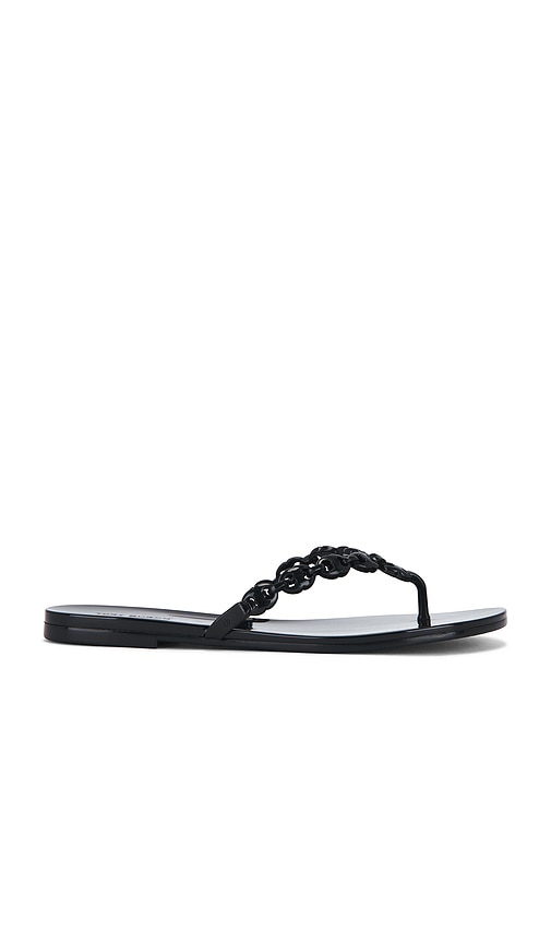 Tory Burch Gemini Link Jelly Flip Flop In Black