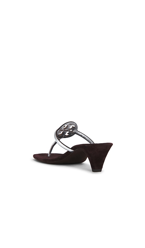  Tory Burch Sandale Milller Square Toe In Metallic Silver, Black, Grey. Größe 6. Also In 7.5, 8, 8.5, 9.5, 10, 7, 9, 6.5. 