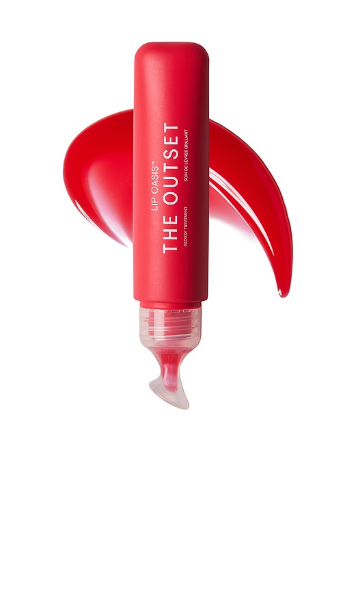 The Outset Lip Oasis Glossy Treatment Sun Kiss In Red