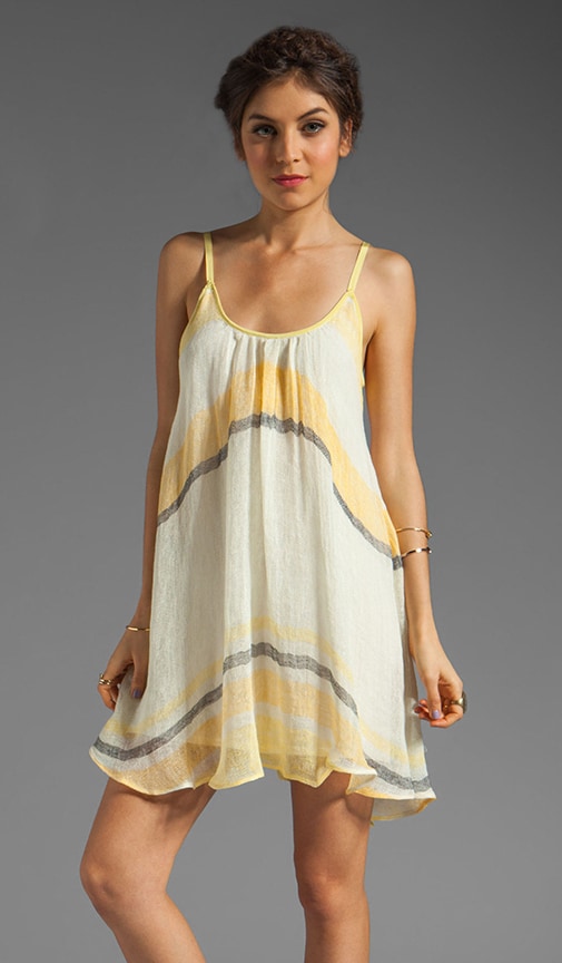 Striped Gauze Flyaway Slip