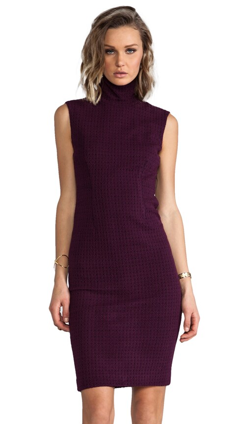 Novelty Knit Lace Back Shift Dress