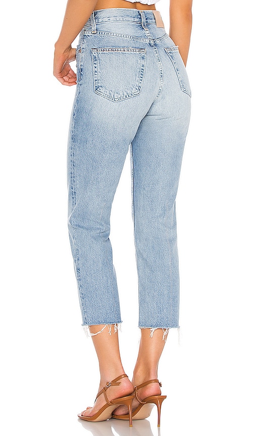 trave harper crop slim straight jeans