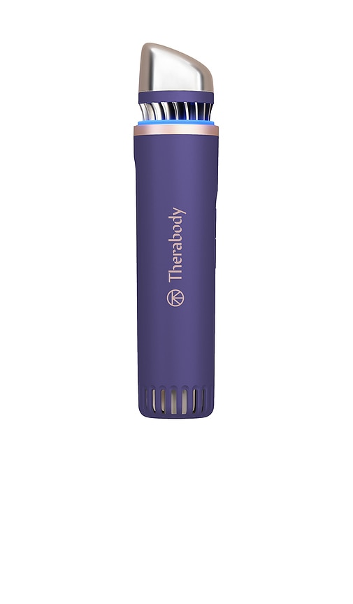 Theraface Depuffing Wand in Indigo.