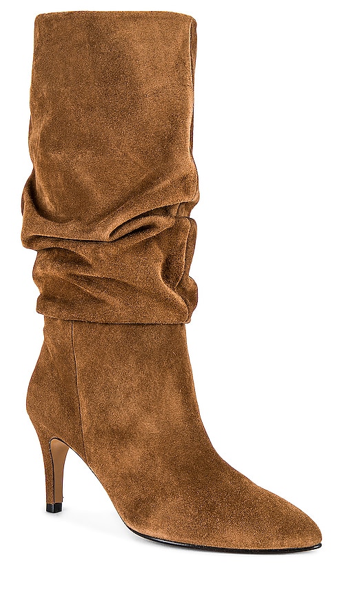 Shop Toral Knee High Slouch Boot In Brown