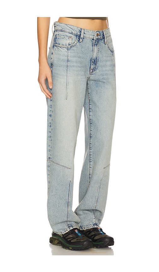 Triarchy Birkin Mid Rise Straight Leg In Blue