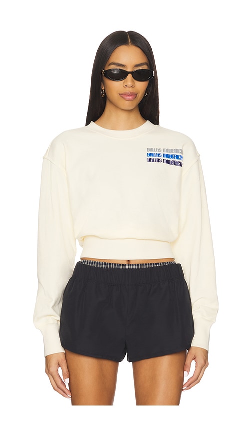 Terez x REVOLVE Mavericks Puff Sleeve Crop Sweater