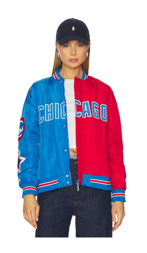Terez X Revolve Chicago Cubs Multi Logo Bomber