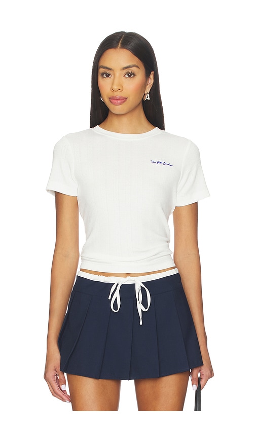 Terez x REVOLVE Yankees Pointelle Baby Tee