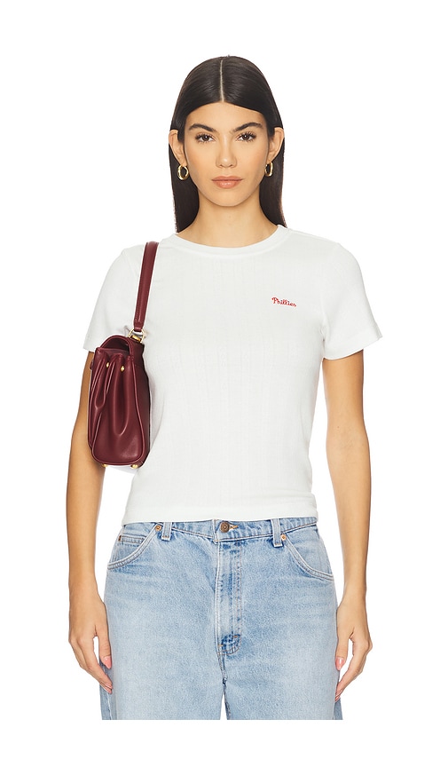 Terez x REVOLVE Phillies Pointelle Baby Tee