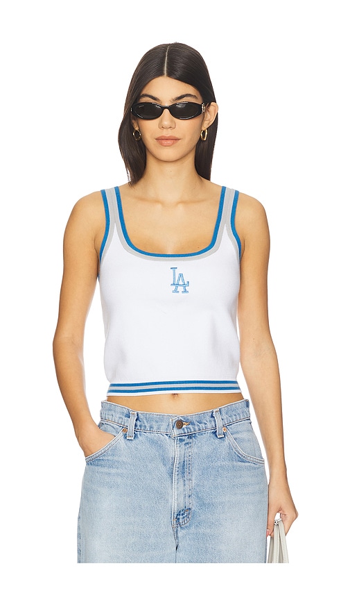 Terez x REVOLVE Dodgers Crop Knit Tank Top