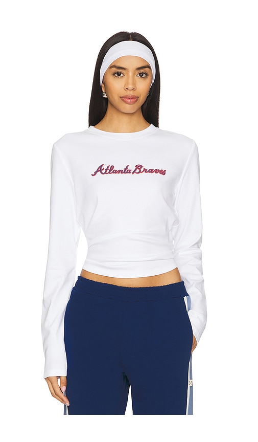 Terez x REVOLVE Atlanta Braves Long Sleeve Baby Tee