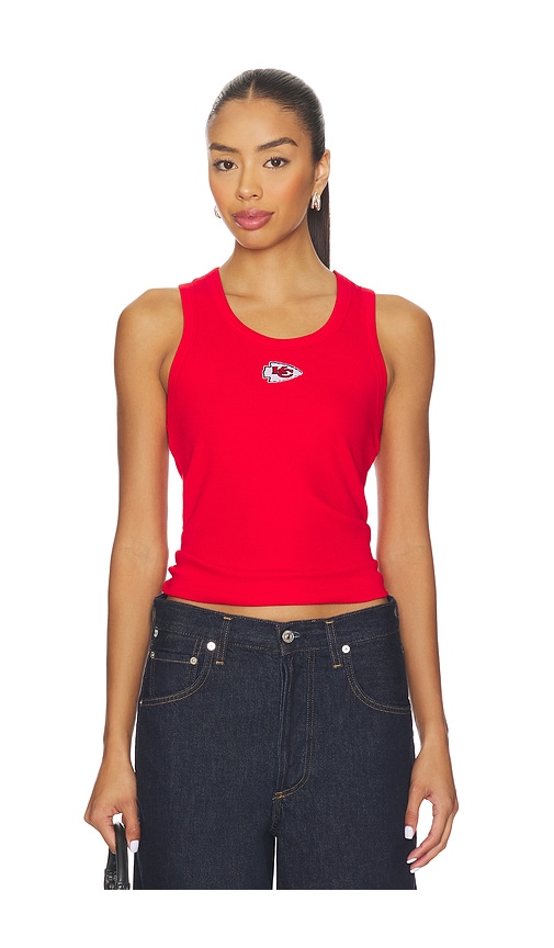 Terez x REVOLVE Chiefs Scoop Neck Rib Tank