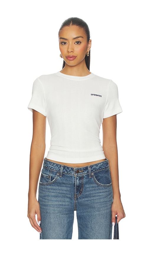 Terez x REVOLVE Cowboys Pointelle Baby Tee