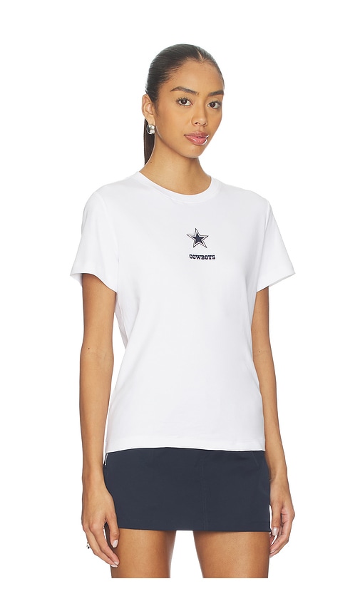 Terez X Revolve Cowboys Basic Logo Tee In White
